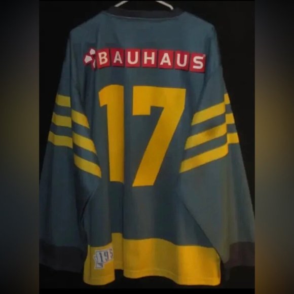 Sweden Swedish National Men's Ice Hockey Team #17 Jersey Large / XL Bauhaus - Picture 5 of 5